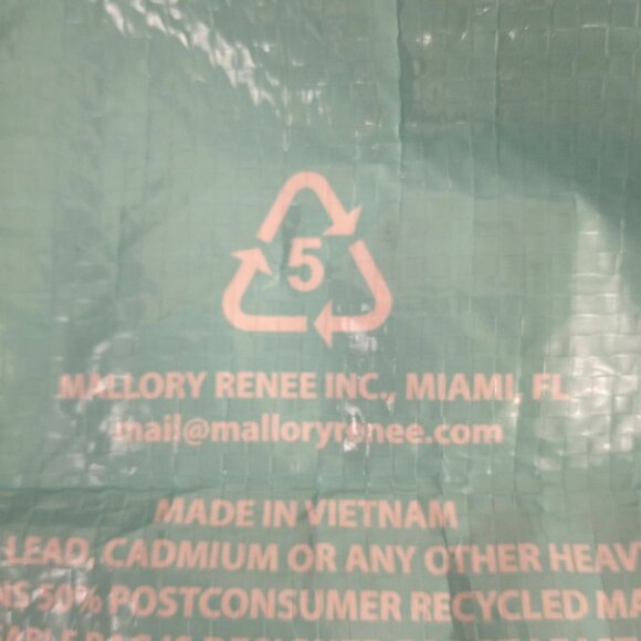 Mallory Renee Large Reusable Tote Shopping Bag - Winter City Drive - Picture 6 of 6